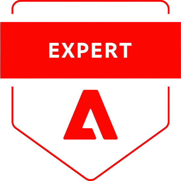 Adobe Certified Expert Commerce Front-End Developer digital badge