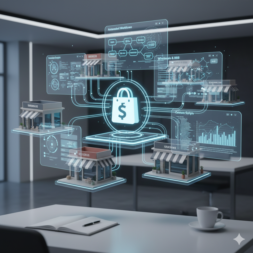 Shopify Plus development illustration