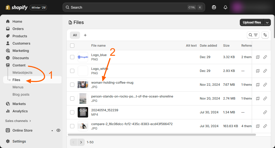 Adding focal point to the image in shopify