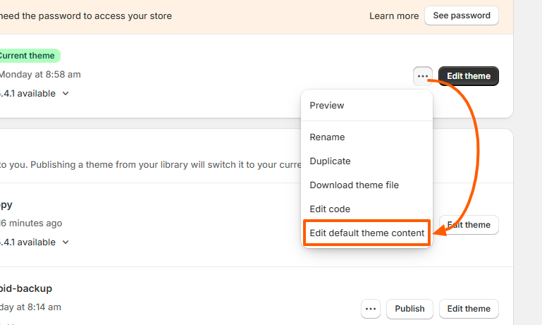 Change the label for notes in shopify