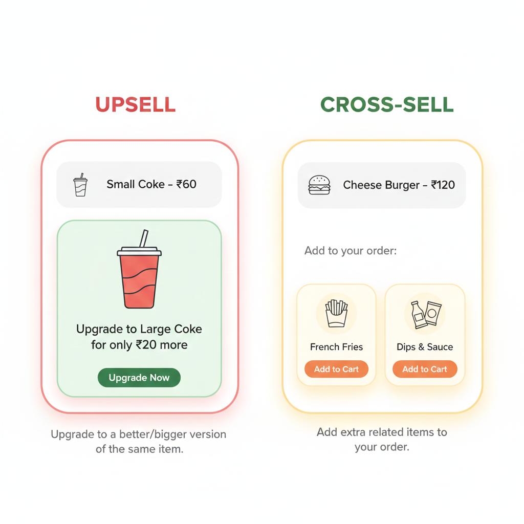 upsell and cross-sell difference