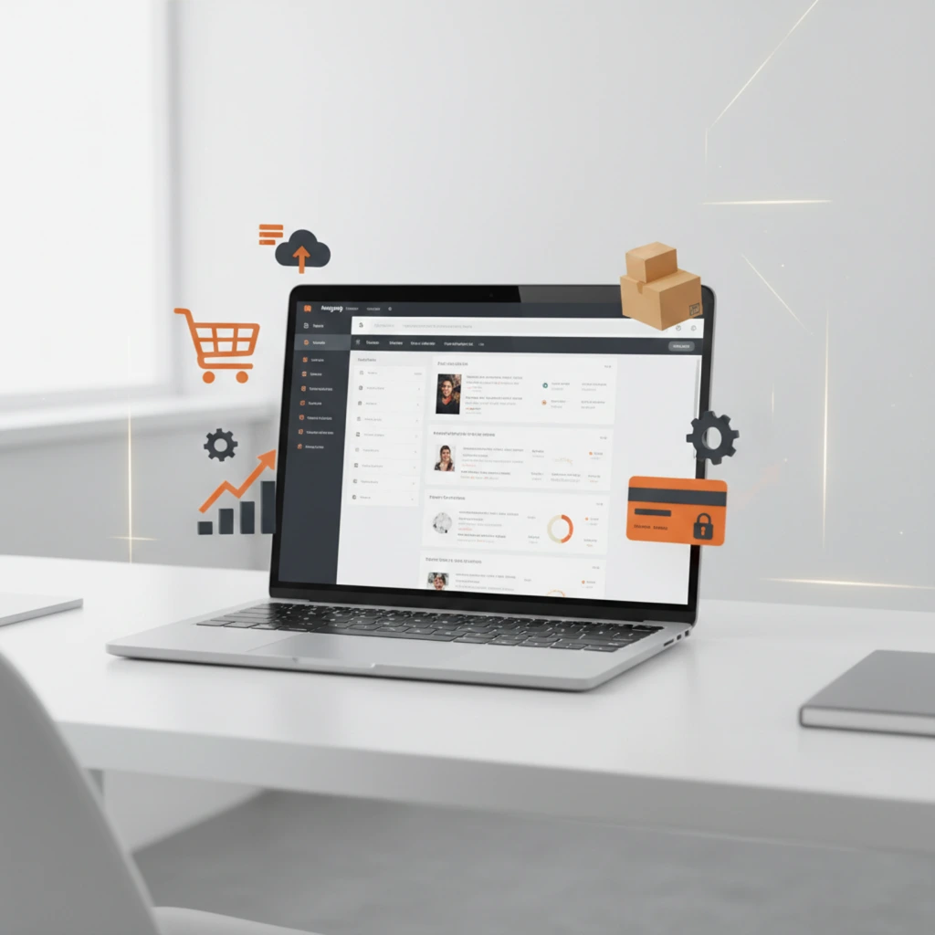 Magento development illustration