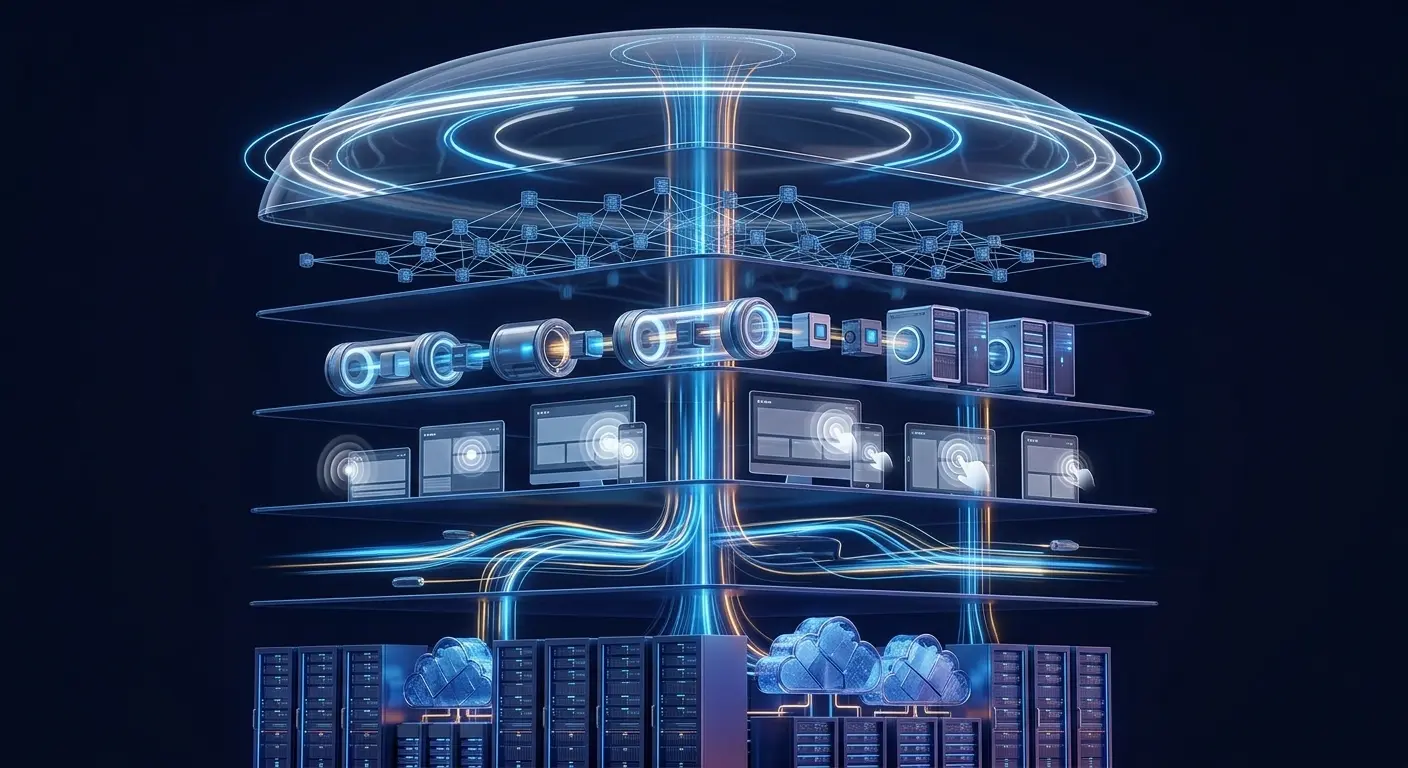 Magento performance,UX,CI/CD,SEO architecture,and security illustration