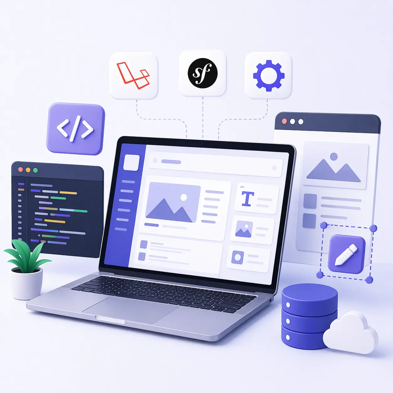 Custom PHP framework and CMS development