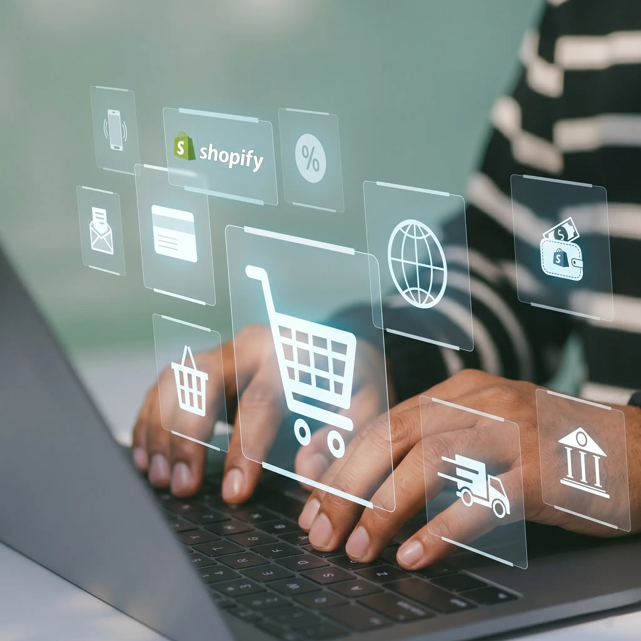 Shopify development illustration