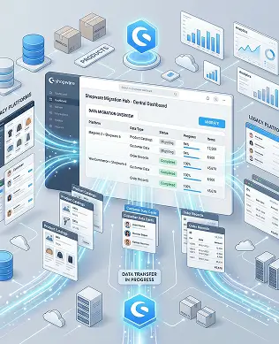 Shopware dashboard and admin panel