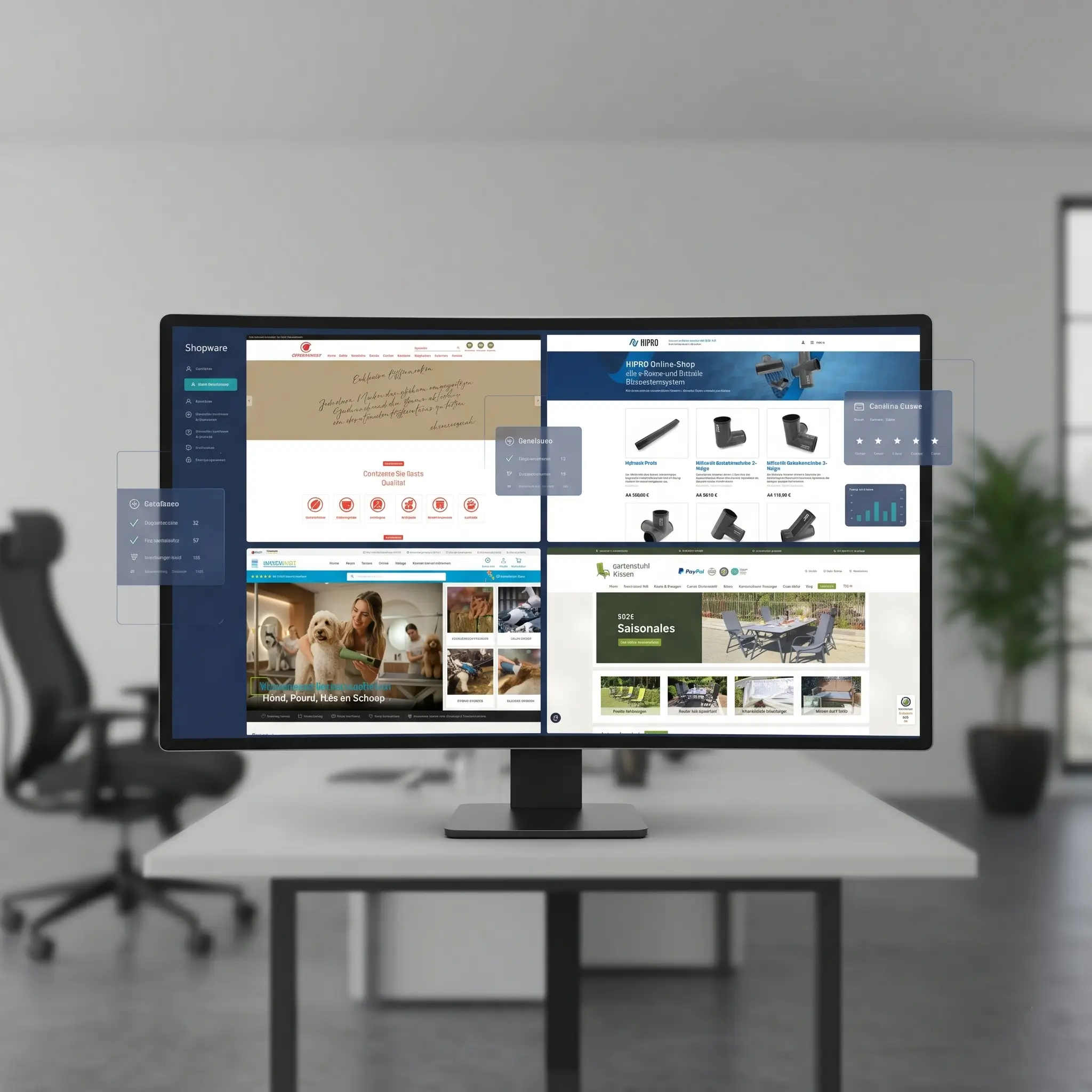 Shopware ecommerce development illustration