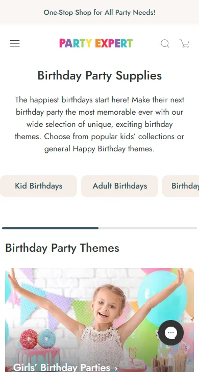 Mobile product listing page on Shopify, built for quick browsing during peak-season traffic